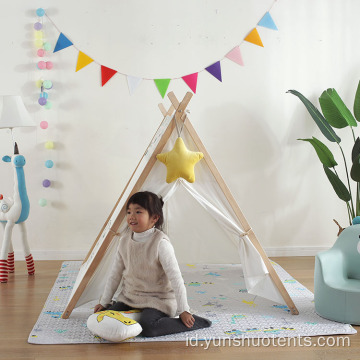 Tenda Teepee Tenda Mainan Anak Dalam Ruangan Baru